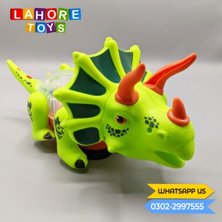 Funny Electric Transparent Gear Simulation Dinosaur