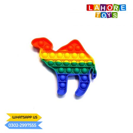 Bubble Pops- Rainbow Camel Fidget Toy
