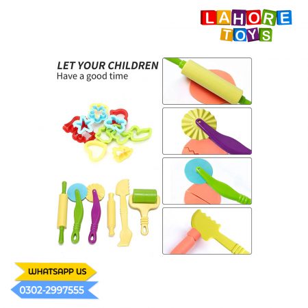 Play Dough Tools Kit DIY Plastic Set Cutters Molds