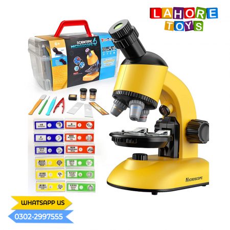 SCIENTIFIC MICROSCOPE SET FOR KIDS & BEGINNERS