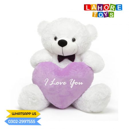 Adorable Teddy Bear With Heart -3 ft