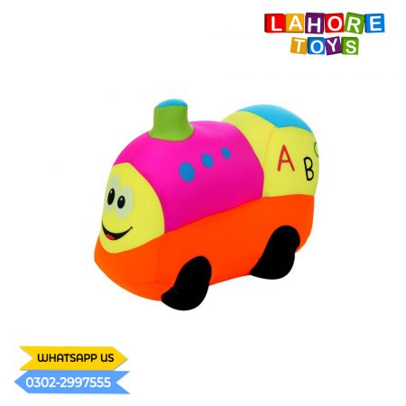 Soft Stuffed Toy Rail Engine Multicolor for New Born Baby