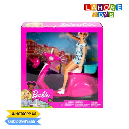 Barbie Doll and Scooter