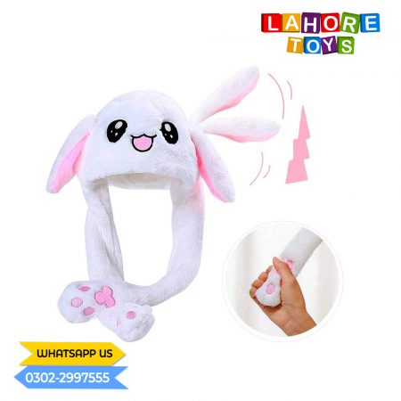 Cute Bunny Moving Ears Hat For Girls