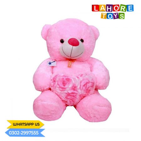 Lovely Stuffed Teddy Bear With Heart -3.5 ft