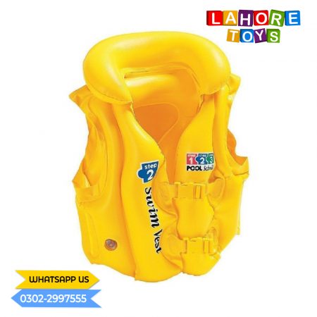 Yellow Swimming Vest Life Jacket for Kids