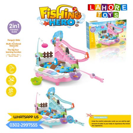Magnetic fishing toy for 2-3 years old children, magnetic fishing suit for boys and girls