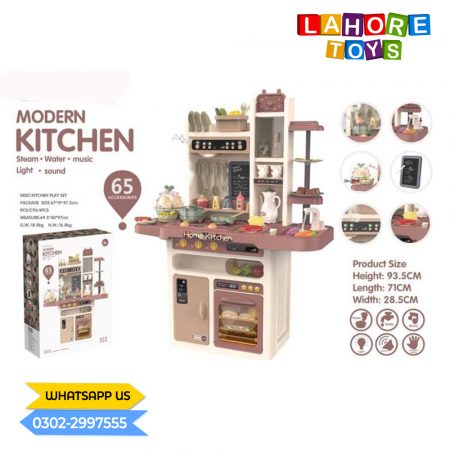 Modern kitchen, 65 accessories, kitchen toy for children