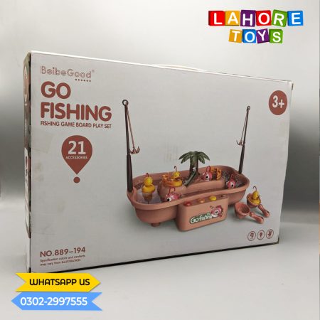 Toy Light and Music Circulating Water Electric Rotating Table Fishing Pond Game