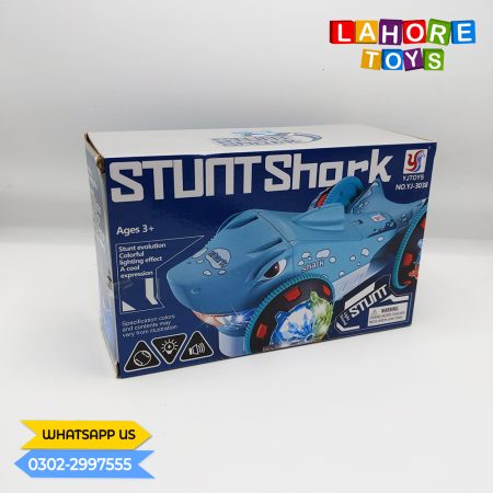 New Electric Shark Stunt Car Toys Rotating 360°