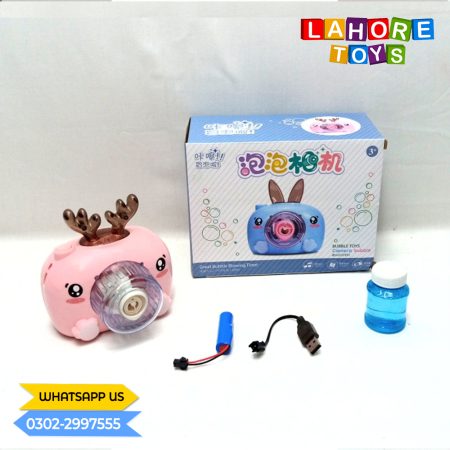 New Automatic Gatling Bubble Machine Bunny Blowing Bubble Camera