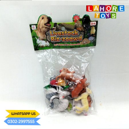 Set Of Figures Toy Pets Farm Animal