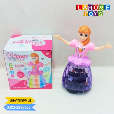 Dancing Girl Doll with Flashing Lights and Bump