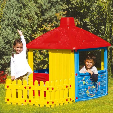 Dolu Garden House with Fence for Children
