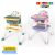 Adjustable Folding Children Dining Table High Chair with Adjustable Tray & Booster