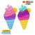 Rainbow Ice Cream Pop It Push Bubble Toy