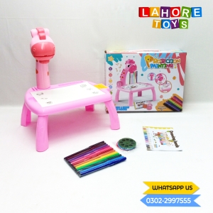 Smart Giraffe Style Projector Desk for kids